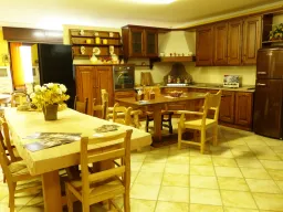 cucina legno ad angolo